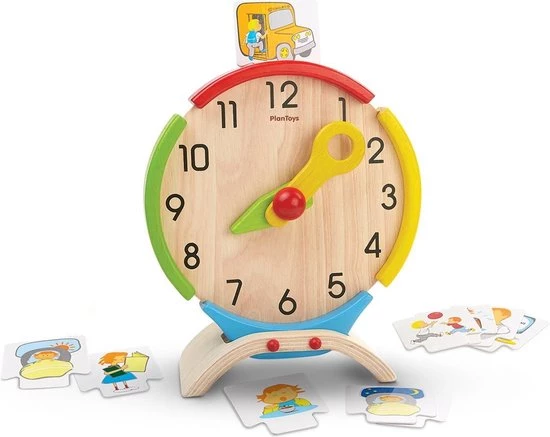 Plantoys Plan Toys Activiteiten Klok Multi Colour 11 Plantoys Plan Toys Activiteiten Klok Multi Colour - Afbeelding 11