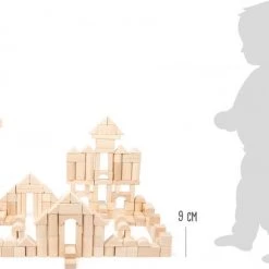 Small Foot Company Small Foot - Natural Wooden Building Blocks, Pack Of 200 In Bag -Duurzamer-speelgoed Winkel 550x440 5