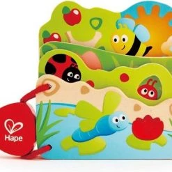 Hape Houten Babyboekje Insecten 16 X 12,5 Cm