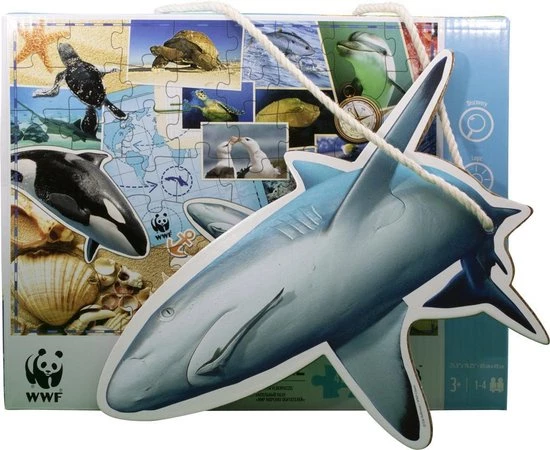 WWF - Vloer Puzzel – Wereld Natuur Fonds Puzzel – Zee Puzzel – Dieren Puzzel – Puzzel 48 Stukken – Wilde Haaien – Dubbelzijdige Puzzel - Puzzel Volwassenen - Puzzel Voor Baby's En Kinderen 2 WWF - Vloer Puzzel – Wereld Natuur Fonds Puzzel – Zee Puzzel – Dieren Puzzel – Puzzel 48 Stukken – Wilde Haaien – Dubbelzijdige Puzzel - Puzzel Volwassenen - Puzzel Voor Baby's En Kinderen - Afbeelding 2