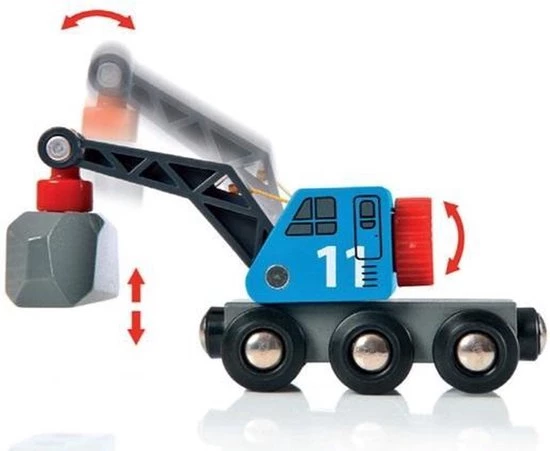 BRIO Spoor En Weg Transportset - 33210 3 BRIO Spoor En Weg Transportset - 33210 - Afbeelding 3