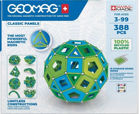 Geomag Classic Panels RE Cold Masterbox 388 3 Geomag Classic Panels RE Cold Masterbox 388 - Afbeelding 3