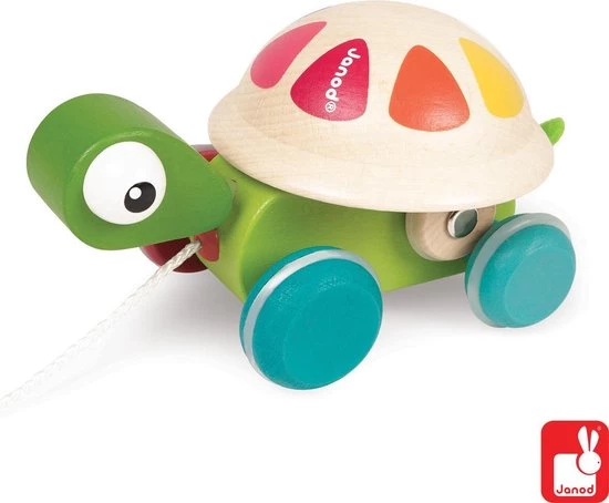 Janod Zigolos - Trekfiguur Schildpad 3 Janod Zigolos - Trekfiguur Schildpad - Afbeelding 3