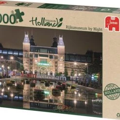 Jumbo Premium Collection Puzzel Amsterdam Rijksmuseum By Night - Legpuzzel - 1000 Stukjes -Duurzamer-speelgoed Winkel 550x456 1