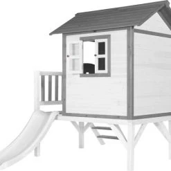 AXI Beach Lodge XL Speelhuis In Wit - Met Verdieping En Witte Glijbaan - Speelhuisje Voor De Tuin / Buiten - FSC Hout - Speeltoestel Voor Kinderen 20 AXI Beach Lodge XL Speelhuis In Wit - Met Verdieping En Witte Glijbaan - Speelhuisje Voor De Tuin / Buiten - FSC Hout - Speeltoestel Voor Kinderen -Duurzamer-speelgoed Winkel 550x456 5