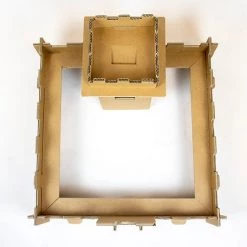Kartonnen Mini Ridder Burcht - Cadeau Van Duurzaam Karton - Hobbykarton - KarTent -Duurzamer-speelgoed Winkel 550x456 6