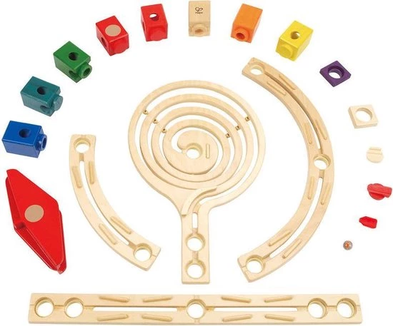 Hape Quadrilla Xcellerator - Houten Knikkerbaan 5 Hape Quadrilla Xcellerator - Houten Knikkerbaan - Afbeelding 5