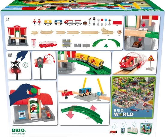 BRIO Centraal Stationset - 33989 - Treinbaan 11 BRIO Centraal Stationset - 33989 - Treinbaan - Afbeelding 11