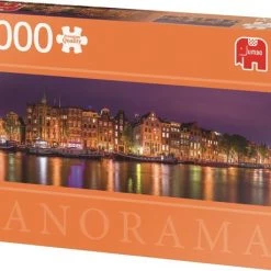 Jumbo Premium Collection Puzzel Amsterdam Skyline Panorama - Legpuzzel - 1000 Stukjes -Duurzamer-speelgoed Winkel 550x459 2