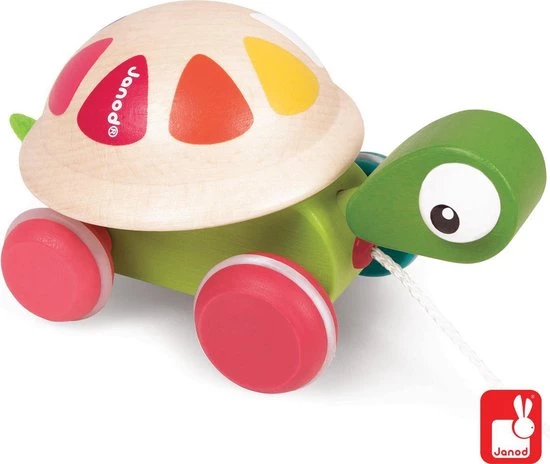 Janod Zigolos - Trekfiguur Schildpad 7 Janod Zigolos - Trekfiguur Schildpad - Afbeelding 7