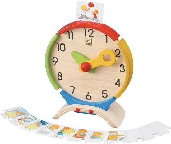 Plantoys Plan Toys Activiteiten Klok Multi Colour 1 Plantoys Plan Toys Activiteiten Klok Multi Colour