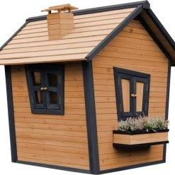 AXI Alice Speelhuis In Bruin/Antraciet - FSC Hout - Speelhuisje Voor De Tuin / Buiten - Tuinhuisje Voor Kinderen - 10 Jaar Garantie! -Duurzamer-speelgoed Winkel 550x467 3