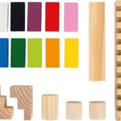 Small Foot Company Small Foot Domino Rally Maxi 16 Small Foot Company Small Foot Domino Rally Maxi -Duurzamer-speelgoed Winkel 550x471 4