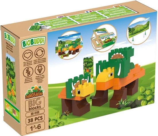 Biobuddi Dinosaurussen Triceratops BB-0188 9 Biobuddi Dinosaurussen Triceratops BB-0188 - Afbeelding 9