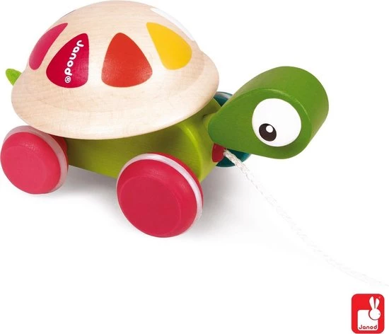 Janod Zigolos - Trekfiguur Schildpad 2 Janod Zigolos - Trekfiguur Schildpad - Afbeelding 2