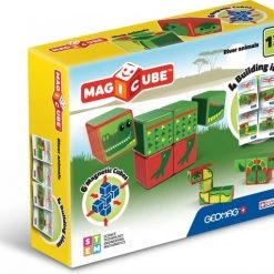 Geomag MagiCube River Animals - 6 Delig -Duurzamer-speelgoed Winkel 550x477 2