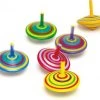 Small Foot Company Small Foot - Wooden Spinning Top Striped