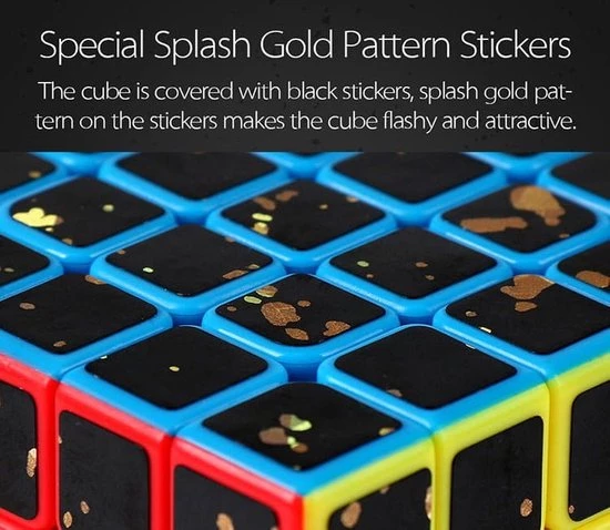 Moyu MF Special Splash Gold Cadeau Box 6 Moyu MF Special Splash Gold Cadeau Box - Afbeelding 6