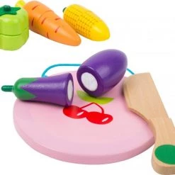 Small Foot Company Small Foot - Cuttable Fruit And Vegetable Set -Duurzamer-speelgoed Winkel 550x478 7