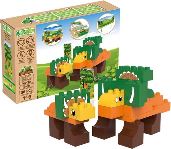 Biobuddi Dinosaurussen Triceratops BB-0188 11 Biobuddi Dinosaurussen Triceratops BB-0188 - Afbeelding 11