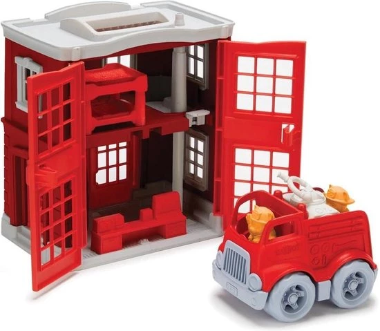 Green Toys Inc Brandweer Kazerne - Green Toys 2 Green Toys Inc Brandweer Kazerne - Green Toys - Afbeelding 2