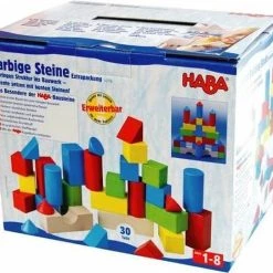 Haba Blokken Blokken Modern Gekleurde Blokken - 30 Blokken -Duurzamer-speelgoed Winkel 550x494 3