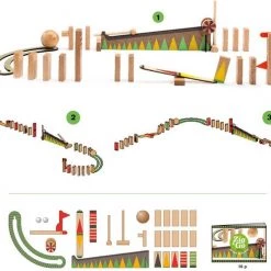Djeco Zig & Co | Houten Spel Knikkerbaan / Domino -Duurzamer-speelgoed Winkel 550x499 6