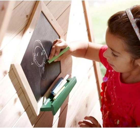 AXI Krijtbord Crooked In Bruin Van Hout - Accessoire Voor Speelhuis Of Speeltoestel 6 AXI Krijtbord Crooked In Bruin Van Hout - Accessoire Voor Speelhuis Of Speeltoestel - Afbeelding 6