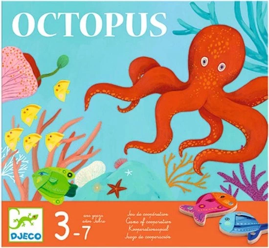 Djeco - Djeco Octopus Hengelspel 2 Djeco - Djeco Octopus Hengelspel - Afbeelding 2