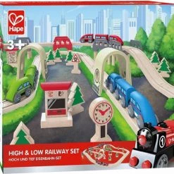 Hape Hoog En Laag Houten Treinset -Duurzamer-speelgoed Winkel 550x508 1
