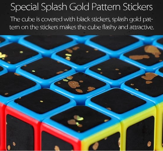 Moyu MF Special Splash Gold Cadeau Box 16 Moyu MF Special Splash Gold Cadeau Box - Afbeelding 16