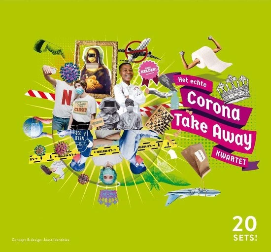SpellenNel Het Echte Corona Take Away Kwartet - 20 Sets - XL - Coronakwartetspel - Coronakwartet -brievenbuscadeau 1 SpellenNel Het Echte Corona Take Away Kwartet - 20 Sets - XL - Coronakwartetspel - Coronakwartet -brievenbuscadeau