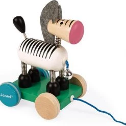 Janod Zigolos - Trekfiguur Zebra