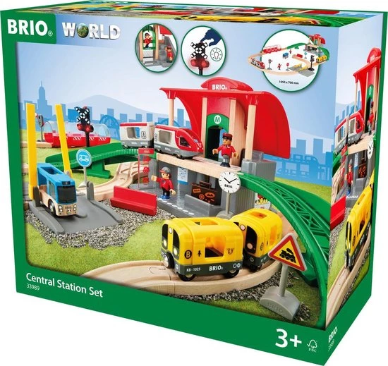 BRIO Centraal Stationset - 33989 - Treinbaan 1 BRIO Centraal Stationset - 33989 - Treinbaan