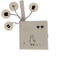 Snoozebaby Ontdek En Doe Boekje Whose Trail - 100% Organic Katoen - Nature Look