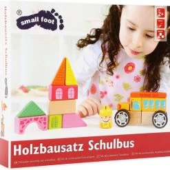 Small Foot Company Small Foot - School Bus Wooden Construction Set -Duurzamer-speelgoed Winkel 550x531 11