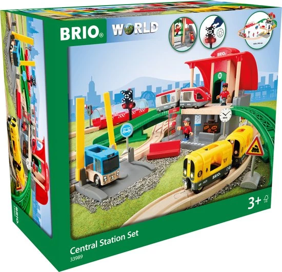 BRIO Centraal Stationset - 33989 - Treinbaan 2 BRIO Centraal Stationset - 33989 - Treinbaan - Afbeelding 2