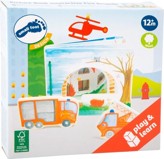 Small Foot Company Small Foot - Picture Book Fire Brigade, Interactive 5 Small Foot Company Small Foot - Picture Book Fire Brigade, Interactive - Afbeelding 5