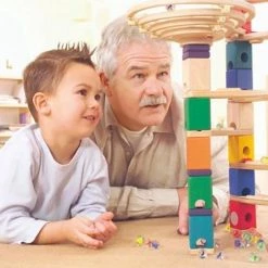 Hape Houten Knikkerbaan Basisset Kogelbaan - Hout -Duurzamer-speelgoed Winkel 550x535 3