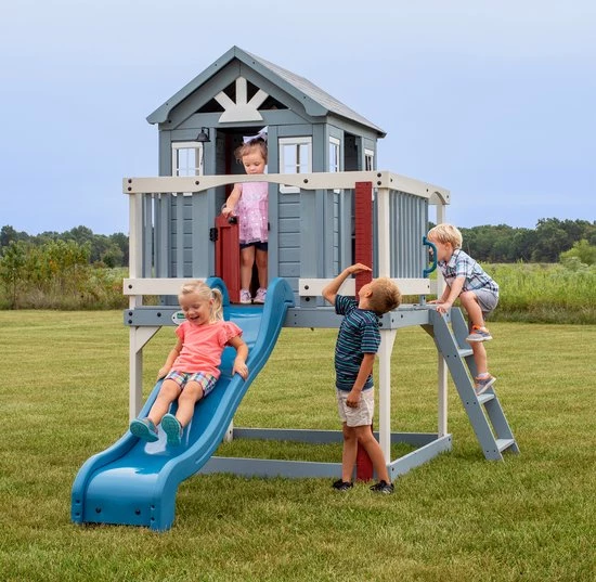 Backyard Discovery Beacon Heights Speelhuis - Glijbaan - Speelkeuken - Zandbak 5 Backyard Discovery Beacon Heights Speelhuis - Glijbaan - Speelkeuken - Zandbak - Afbeelding 5