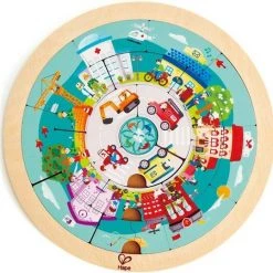 Hape Puzzel Met Beroepenrotonde -Duurzamer-speelgoed Winkel 550x538 3