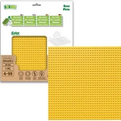 Biobuddi Basisplaten 32x32 Basisplaat Geel BB-0095 Bumblebee Yellow -Duurzamer-speelgoed Winkel 550x538 4