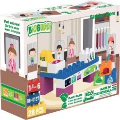 BiOBUDDi Plantaardige Blokkenset Kledingwinkel - 28 Delig