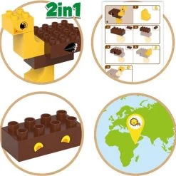 Biobuddi - Biobuddi Blokkenset Wildlife Savanne 11 St -Duurzamer-speelgoed Winkel 550x542 7