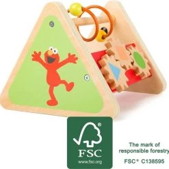 Small Foot Company SESAME STREET - SESAME STREET Motor Skills Triangle -Duurzamer-speelgoed Winkel 550x544 9