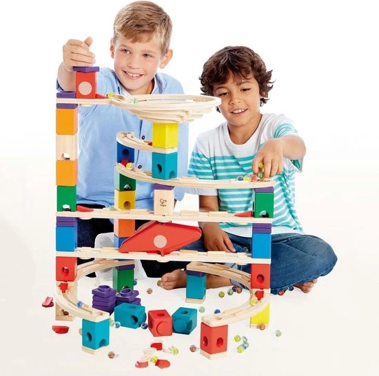 Hape Quadrilla Xcellerator - Houten Knikkerbaan 3 Hape Quadrilla Xcellerator - Houten Knikkerbaan - Afbeelding 3