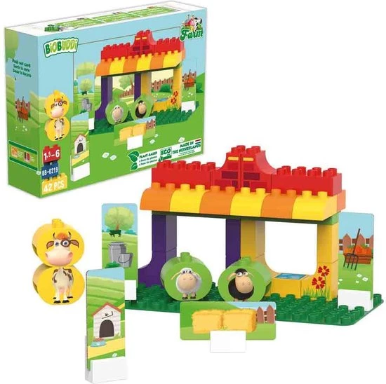 Biobuddi Farm World Dieren Boerderij BB-0219 2 Biobuddi Farm World Dieren Boerderij BB-0219 - Afbeelding 2