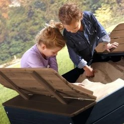 AXI Ella XL Houten Zandbak In Antraciet/Bruin- Met Zitbankjes En Deksel - FSC Hout - 120x120x20cm - Zandbak Voor Kinderen 32 AXI Ella XL Houten Zandbak In Antraciet/Bruin- Met Zitbankjes En Deksel - FSC Hout - 120x120x20cm - Zandbak Voor Kinderen -Duurzamer-speelgoed Winkel 550x550 12
