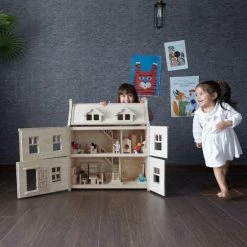 Plantoys Houten Victoriaans Poppenhuis -Duurzamer-speelgoed Winkel 550x550 130
