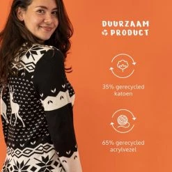 JAP Christmas JAP Foute Kersttrui - Classic One - Kerstcadeau Volwassenen - Dames En Heren - Kerst - XL - Zwart -Duurzamer-speelgoed Winkel 550x550 173